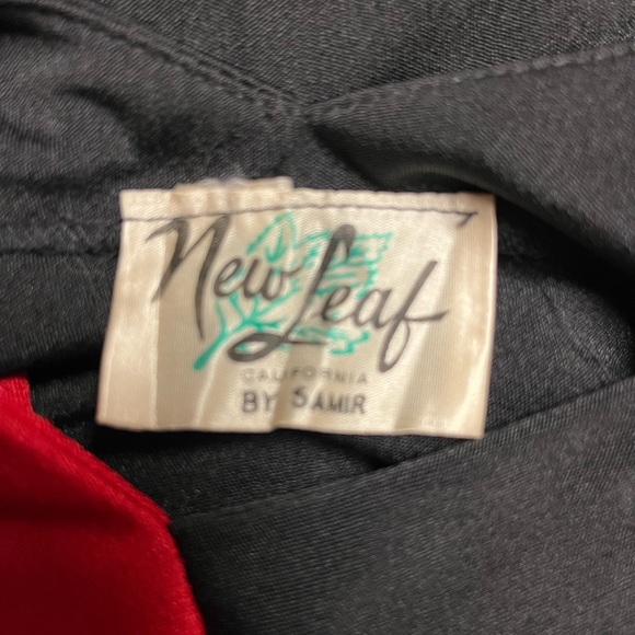 New Leaf California By Samir • Vtg • Large • Black/Red • Elegant • Beaded •Dress - Picture 11 of 14